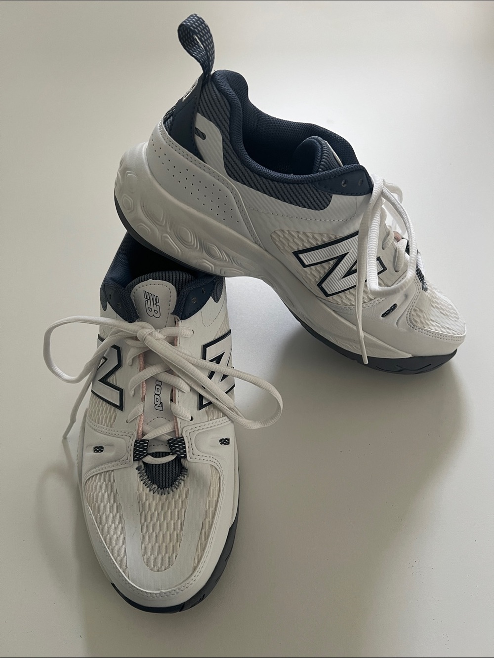 NEW New Balance TENNIS 1007 Sz 8 2E WC1006WT Court Sneakers Pickleball NO BOX 🎾